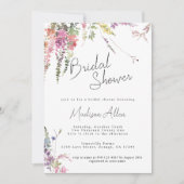 春メドウワイルドフラワーブライダルシャワー 案内状 (正面)