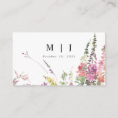 春メドウワイルドフラワー結婚ズ詳細 エンクロージャーカード (裏面)