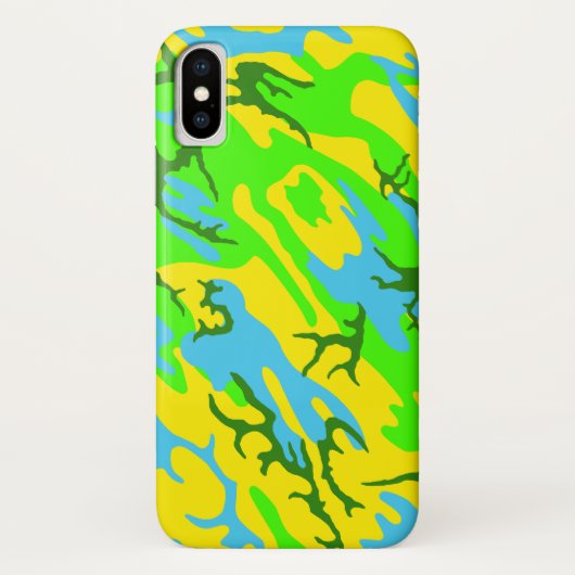 春メドウ迷彩柄 Case-Mate iPhoneケース (裏面)