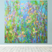 春メドーザトレイル キャンバスプリント (インサイチュ (ウッドフロア))