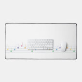 春メロディ（リニア） デスクマット (キーボード&マウス)