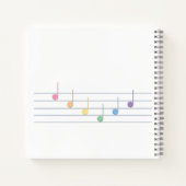 春メロディ（リニア） ノートブック (裏面)