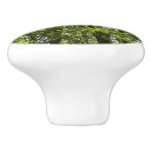 春メープル葉自然 セラミックノブ (側面)