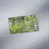 春メープル葉自然 マグネット名刺 (インサイチュ)