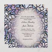 春モザイクフローラ結婚タイル 招待状 (正面/裏面)