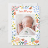 春モダンフローライースターフォトカード シーズンカード (正面)