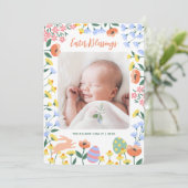 春モダンフローライースターフォトカード シーズンカード (スタンド正面)