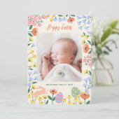 春モダンフローライースターフォトカード シーズンカード (スタンド正面)