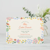 春モダンフローライースターブランチ 招待状 (スタンド正面)