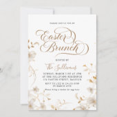 春モダンフローライースターブランチ 招待状 (正面)