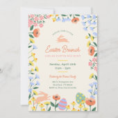 春モダンフローライースターブランチ 招待状 (正面)