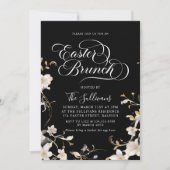 春モダンフローライースターブランチ 招待状 (正面)