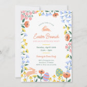 春モダンフローライースターブランチ 招待状 (正面)