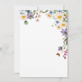 春モダンワイルドフラワーフローライースターブランチ 招待状 (裏面)