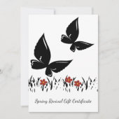 春モダン再生事業許可証 (正面)