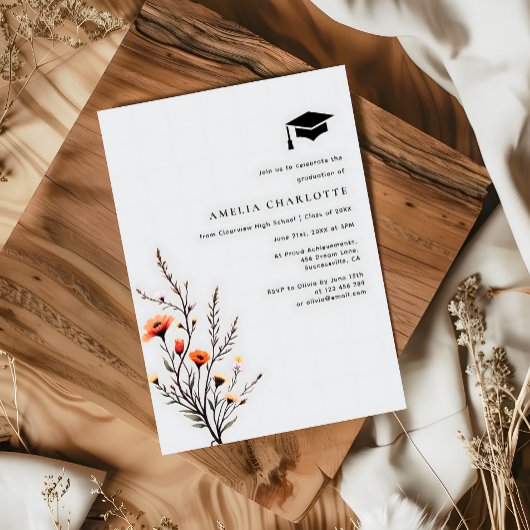 春モダン山花卒業党 招待状