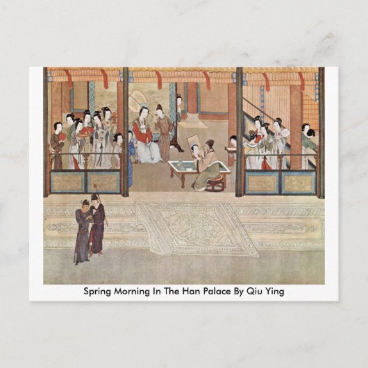 春モーニングインザハンパレスバイチーウイン ポストカード (正面)