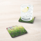 春モーニングコルクコースターの宝石 コースター (右側)