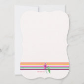 春モーニングフローラ招待状 招待状 (裏面)