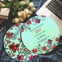 春ユニークレッドドードルフラワーズ誕生日