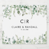 春ユーカリ結婚グリーナリー スパークリングワインラベル (シングルラベル)