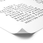 春ユーカリ結婚グリーンリー座席表 ポスター (角)