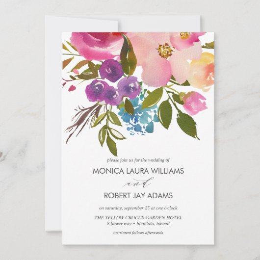 春ラッシュ | 招待状 (正面)