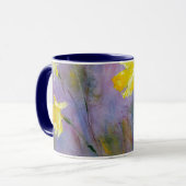 "春ラッパスイセン"の花のマグの庭 マグカップ (正面左)