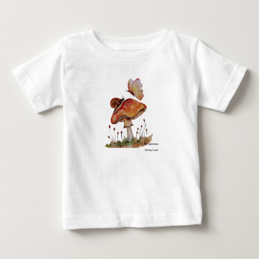 春ラブボガンフエスアート ベビーTシャツ (正面)