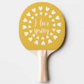 春ラブリトルハート 卓球ラケット (裏面)