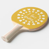 春ラブリトルハート 卓球ラケット (正面アングル)