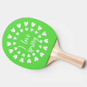 春ラブリトルハート 卓球ラケット (横)