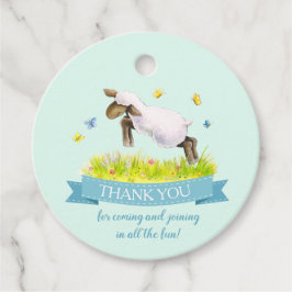 春ラムキュートアクアブルー誕生日感謝していあなた フェイバータグ