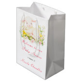 春ラムベビーシャワー ミディアムペーパーバッグ (裏面アングル)