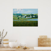 春ランドスケープと池スタニスワフWitkiewicz ポスター (キッチン)