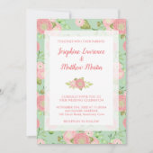 春ランヌカルスフローラミント結婚式招待状 招待状 (正面)