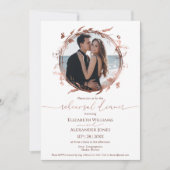 春リハーサルディナー招待状ワイルドフラワー 招待状 (正面)