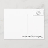 春リバイバル抽象芸術イースターアートポストカード シーズンポストカード (裏面)