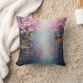 春リバーバンクス クッション (ブランケット)