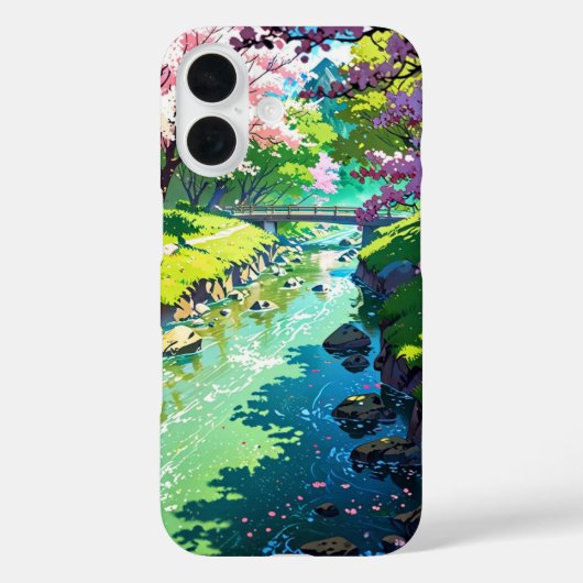 春リバーベンド Case-Mate iPhoneケース (裏面)