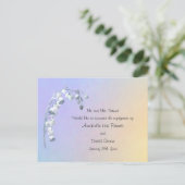 春リリー・オブ・ザ・バレー婚約発表 ポストカード (スタンド正面)