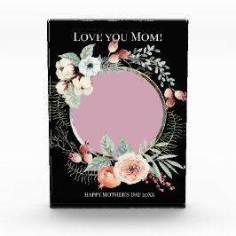 春リースマザーズ日写真アクリルブロック フォトブロック