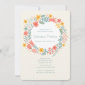 春リース招待状 招待状 (正面)