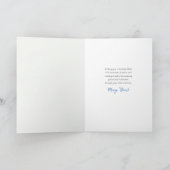 春リース神の賛美正統派誕生日 カード (内部)