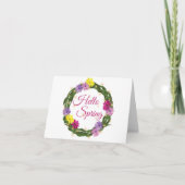 春リース カード (正面)