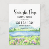 春レイクサイドマウンテンフォレスト日付を保存 案内ポストカード (正面)