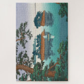 春レインアット松島by土屋興津 ジグソーパズル (縦)