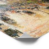 春レインオンモンマルトルバイカミーリピサロ ポスター (角)