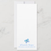 春レインボー:カエルバースデーパーティ招待状 招待状 (裏面)