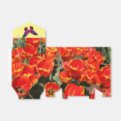 春レッドチューリップ用化粧箱 フェイバーボックス (折り畳みなし)